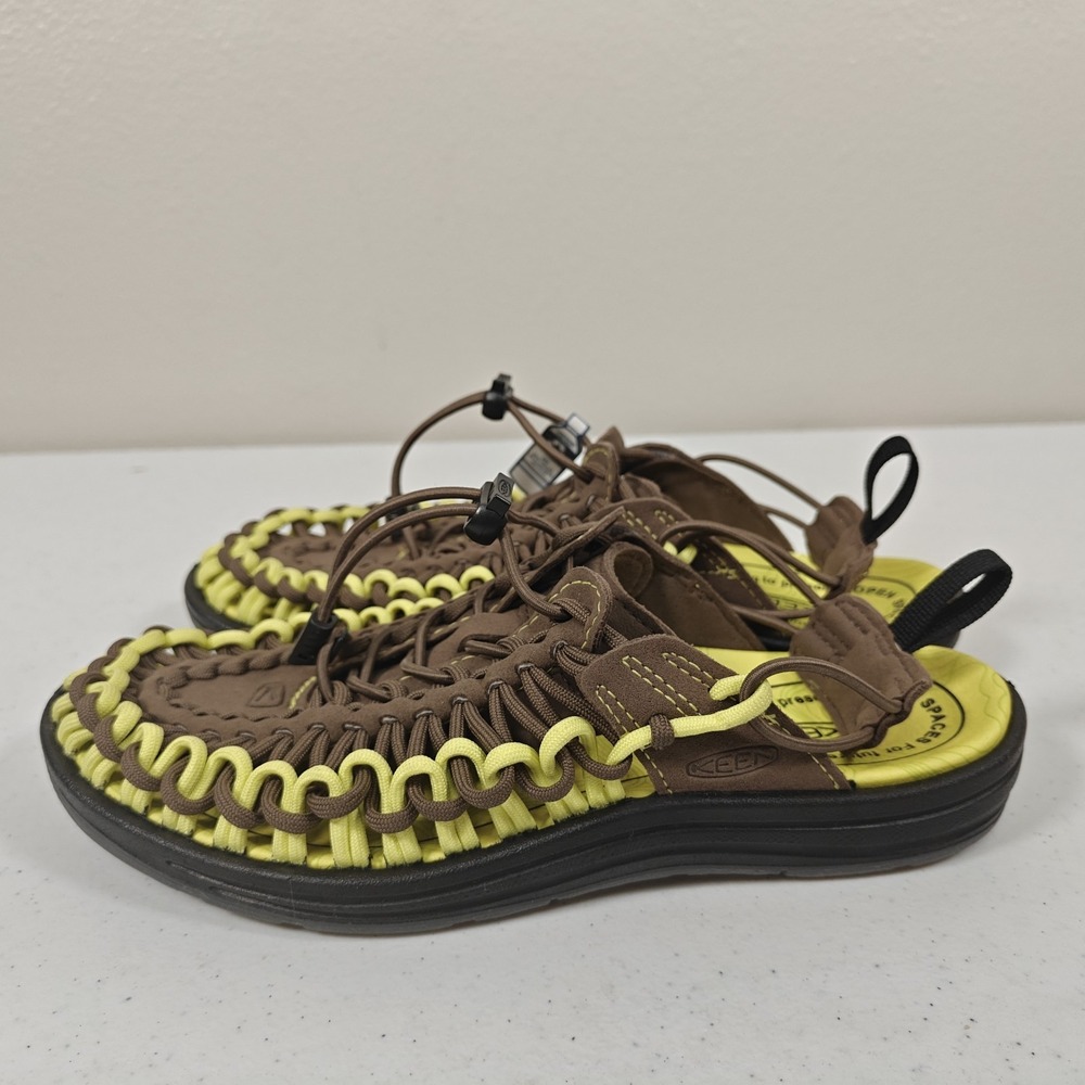 KEEN UNEEK II Convertible x Metalwood Sandals Limeade Women's 9 Men's 7.5 NEW - Picture 4 of 10